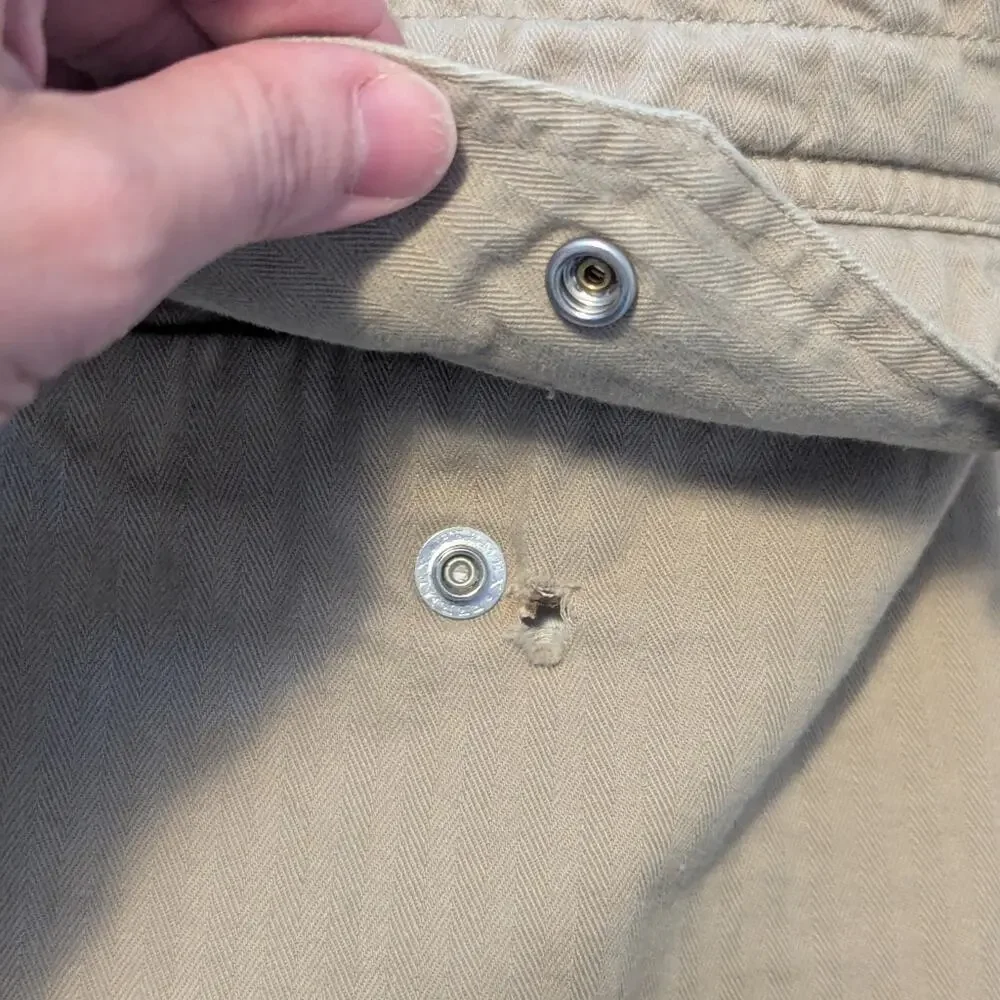 Vis A Vis Military Chore Utility Canvas Jacket, Sz 2 (S US)